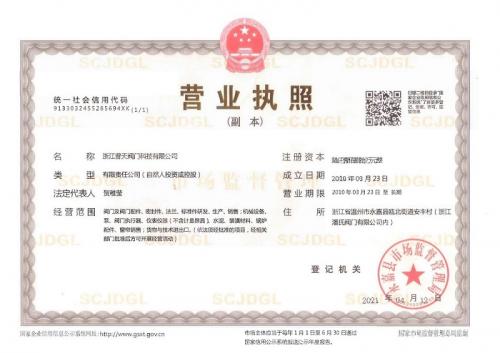 浙江普天阀门科技有限公司