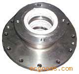 带衬套及冷却水套铸铁填料箱