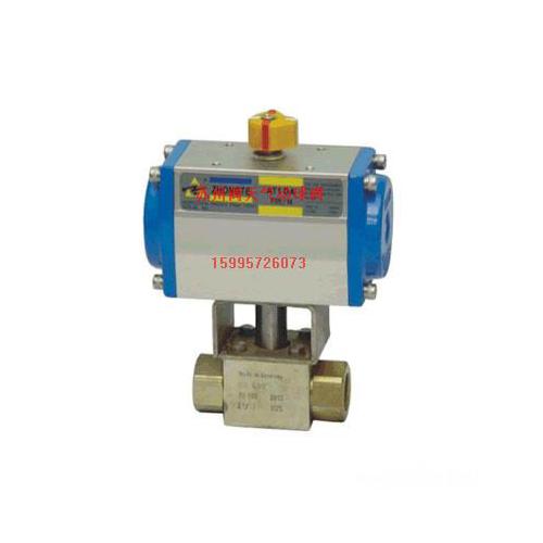 锻钢三片式法兰球阀