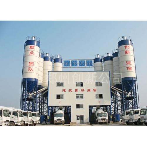 创新建机HZS180混凝土搅拌站