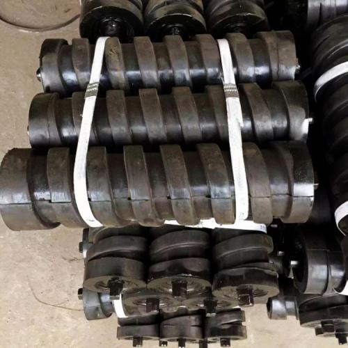 喷漆碳钢矿用缓冲托辊 皮带输送机配件