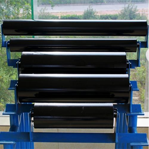 昌鑫碳钢喷漆矿用托辊输送机辊子