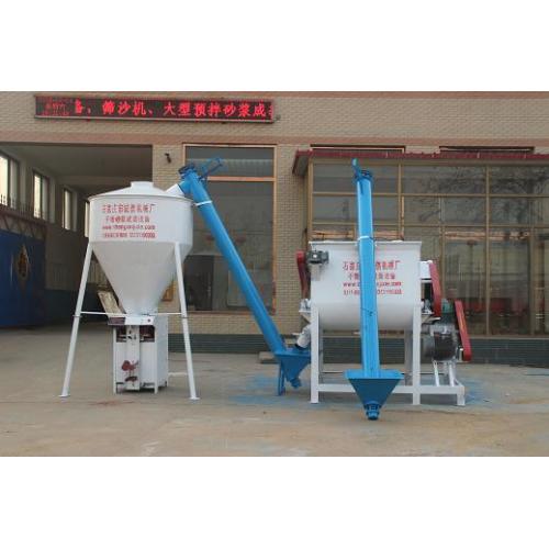 时产4-6吨小型干粉砂浆生产线