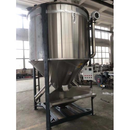 304材质立式搅拌机，1吨立式搅拌机带加热烘干，立式拌料机