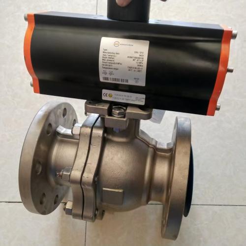 保证原装依博罗气动法兰球阀规格齐全